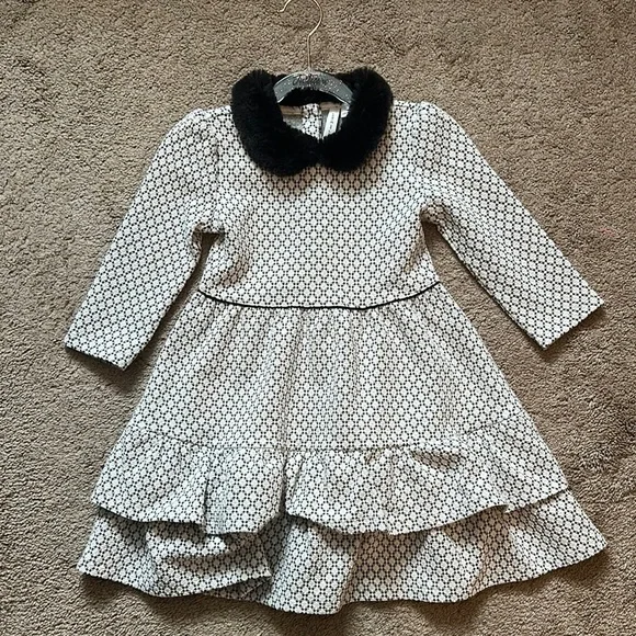 Janie and Jack | Dresses | Janie And Jack Black And White Kids Dress Size 4  | Poshmark
